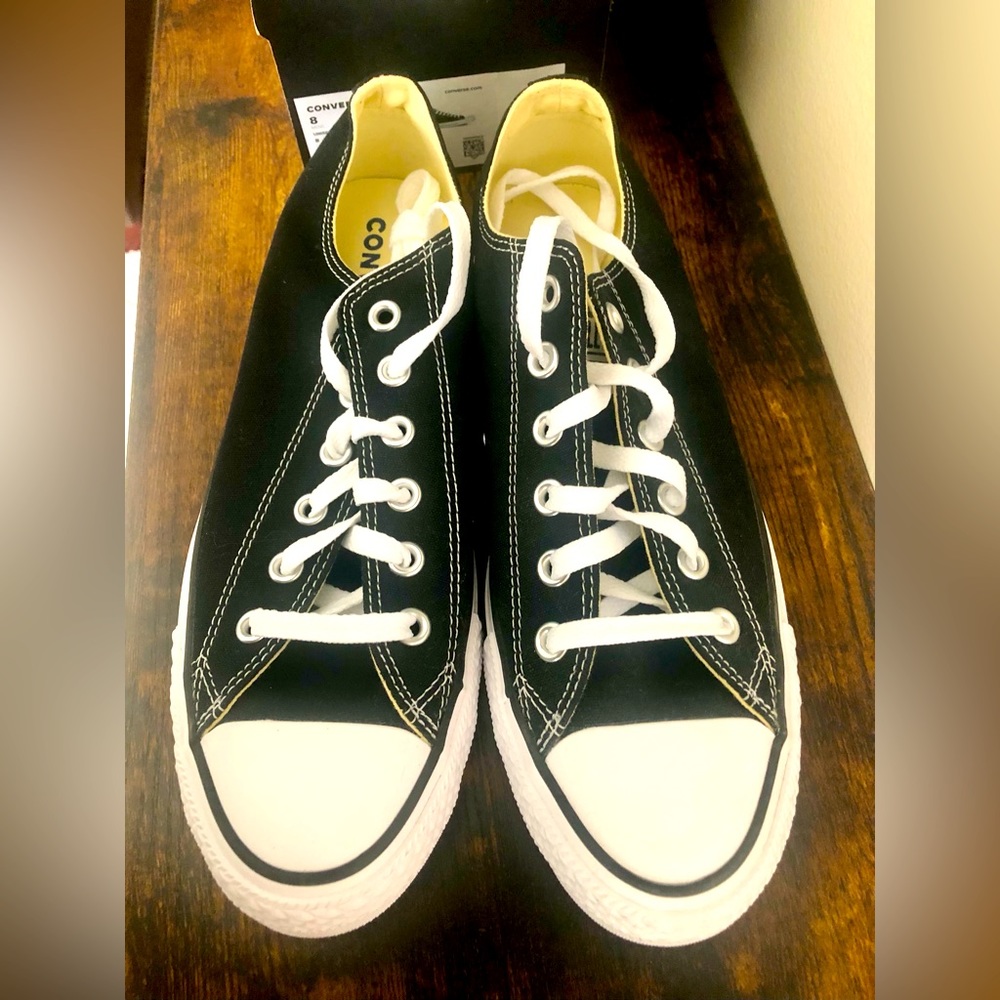 Converse M9166: Chuck Taylor All Star Unisex Ox Low Top Black Sneakers